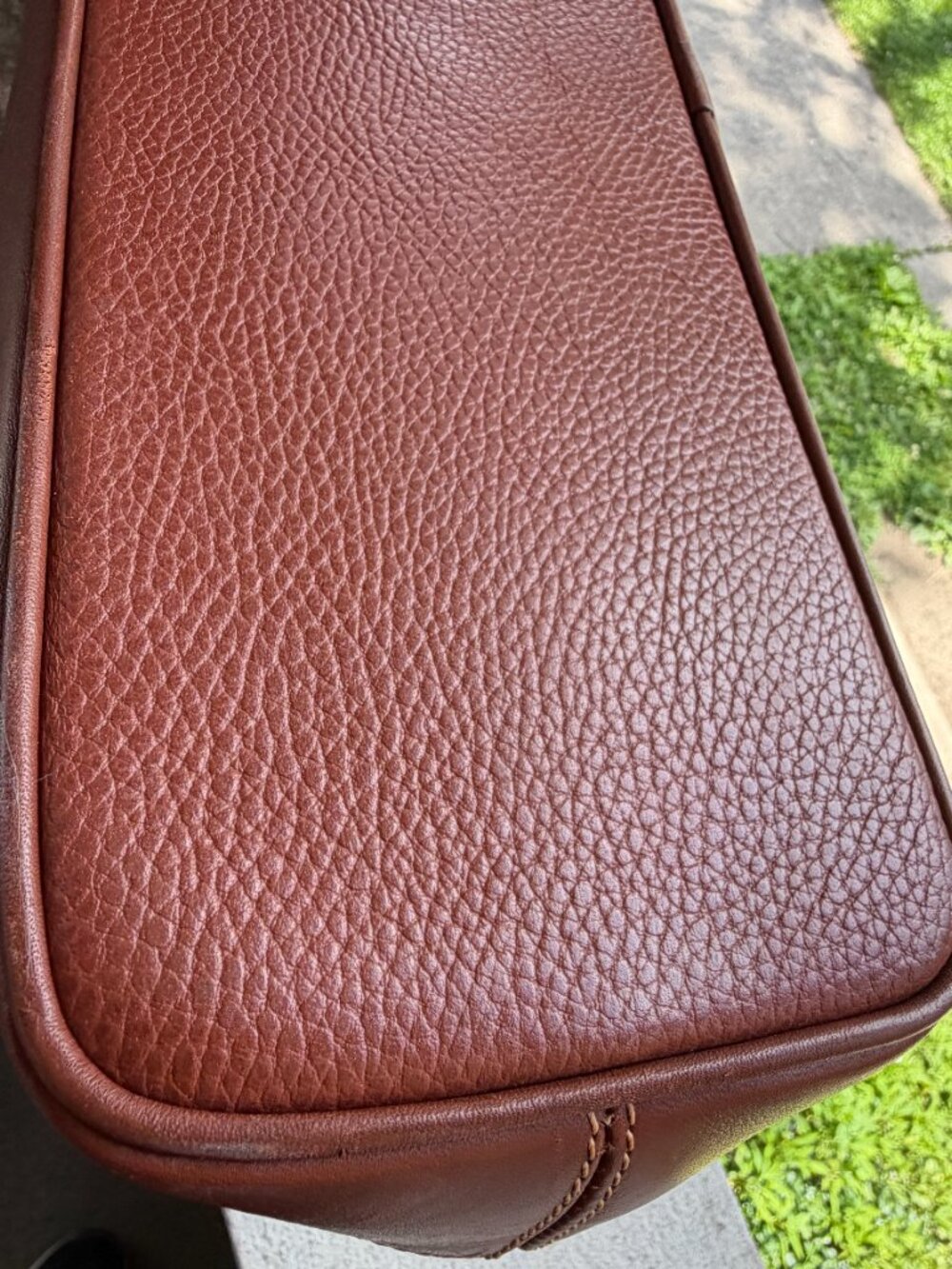 COACH Vintage Sheridan Wendell Large Domed British Tan Brief Shoulder Bag Rare - Picture 8 of 14